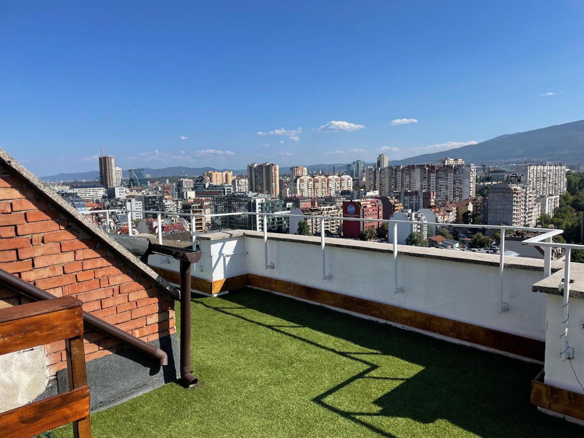 Rooftop City Loft Sofia Buitenkant foto