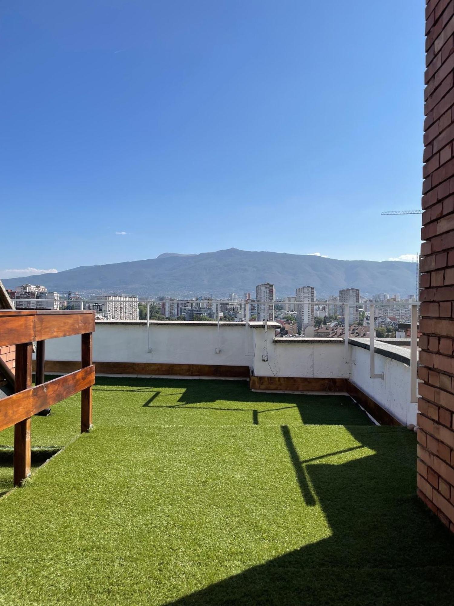 Rooftop City Loft Sofia Buitenkant foto