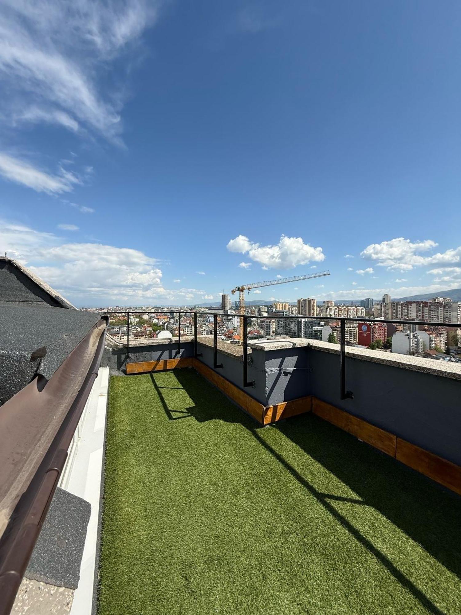 Rooftop City Loft Sofia Buitenkant foto